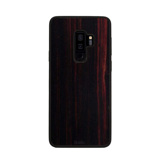 Thalia Phone Case Just Wood | Phone Case Black Ebony / Samsung Galaxy S9 Plus