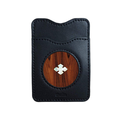 Thalia Phone Wallet Pearl Diamond | Leather Phone Wallet Santos Rosewood