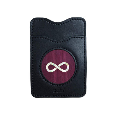 Thalia Phone Wallet Pearl Infinity | Leather Phone Wallet Purpleheart