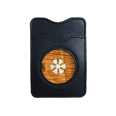 Thalia Phone Wallet Pearl Snowflake | Leather Phone Wallet AAA Curly Koa