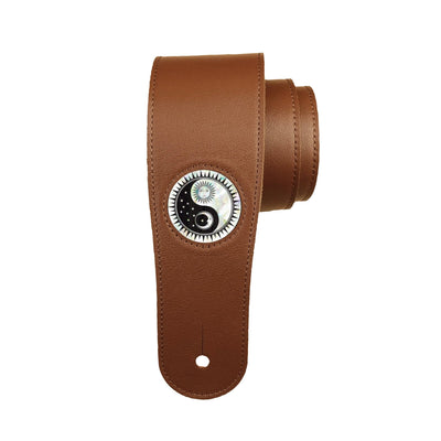 Thalia Strap Pearl Yin Yang Night & Day | Italian Leather Strap Brown / Standard