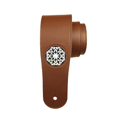 Thalia Strap Stargazer Pearl Inlay | Italian Leather Strap Brown / Standard / Sirius
