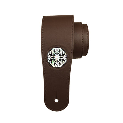 Thalia Strap Stargazer Pearl Inlay | Italian Leather Strap Dark Chocolate / Standard / Sirius