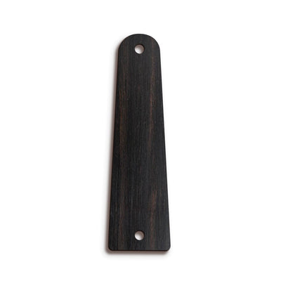 Thalia Truss Rod Cover Custom Truss Rod Cover | Shape T14 - Fits Slotted Taylor Guitars Just Wood / Black Ebony