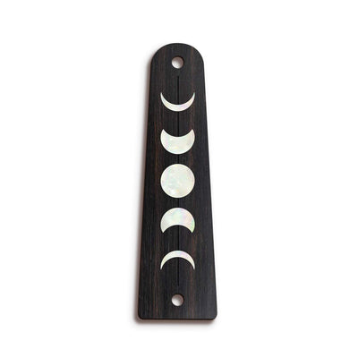 Thalia Truss Rod Cover Custom Truss Rod Cover | Shape T14 - Fits Slotted Taylor Guitars Moon Phases / Black Ebony