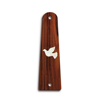 Thalia Truss Rod Cover Custom Truss Rod Cover | Shape T14 - Fits Slotted Taylor Guitars Pearl Dove / Santos Rosewood