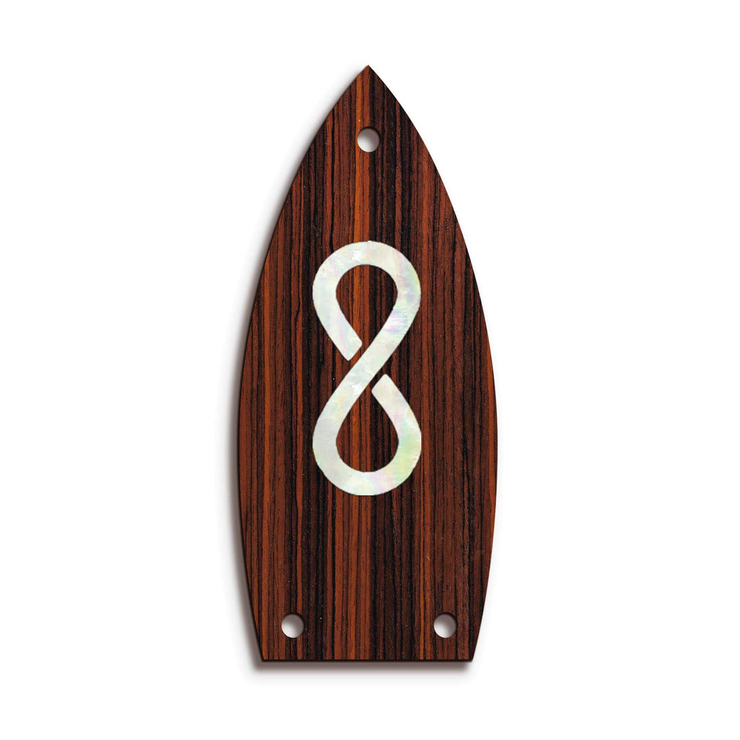 Thalia Truss Rod Cover Custom Truss Rod Cover | Shape T9 - Fits Most Gretsch Guitars Pearl Infinity / Indian Rosewood