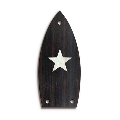 Thalia Truss Rod Cover Custom Truss Rod Cover | Shape T9 - Fits Most Gretsch Guitars Pearl Star / Black Ebony