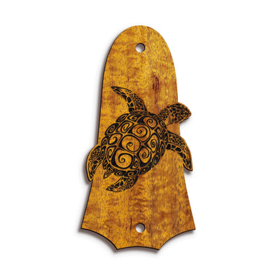 Thalia Truss Rod Cover Hawaiian Sea Turtle "Honu" | Custom Truss Rod Cover T4 (Taylor 2-Hole)